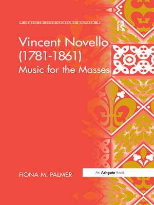 cover image of Vincent Novello (1781–1861)